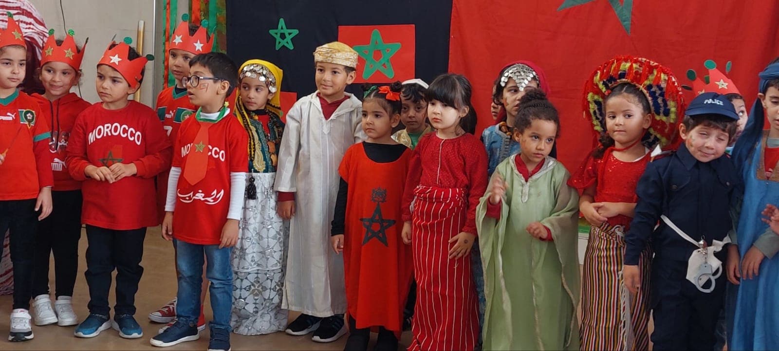 Célébration culturelle marocaine à l'école